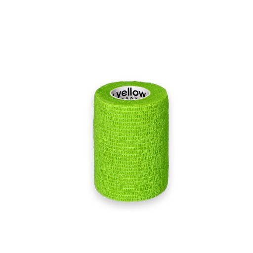 Samolepiaca stabilizačná súdržná bandáž YellowBAND 7,5 šťavnatá zelená