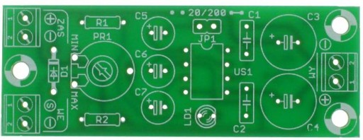 Akustický zosilňovač s LM386, AVT794 PCB