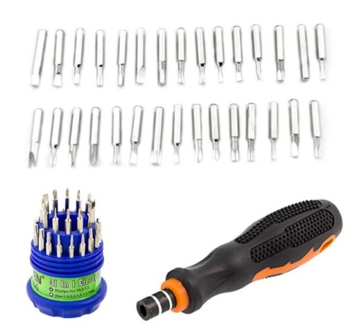 Sada skrutkovačov Torx WK4 31 v 1