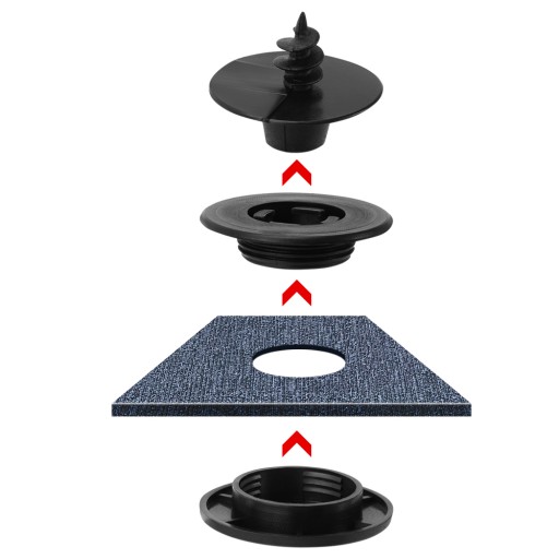 4X STOP CLIP CLIP UNIVERZÁLNA SKRUTKA NA KOBEREC
