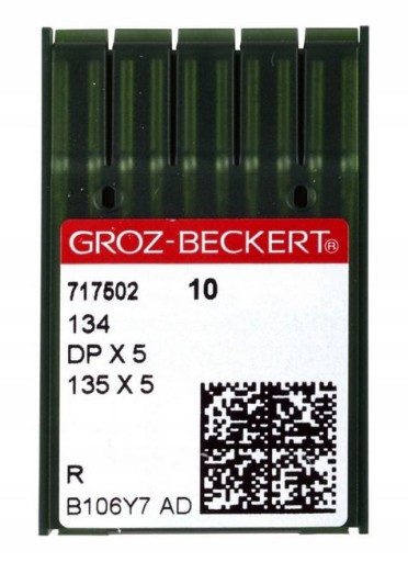 Ihly 135x5 DPx5 Groz Beckert 60 R JUKI JACK SIRUBA