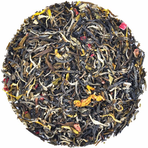 Lahodný biely čaj JAHODA A Smotana - 50g
