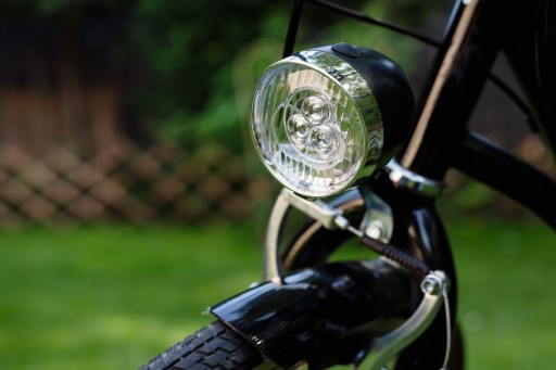 LED predné svetlo na bicykel RETRO štýl JY-592 cca