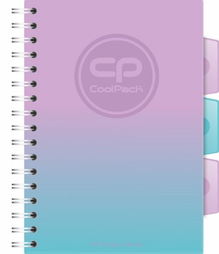 COOLPACK NOTEBOOK GRADIENT CIRCLE NOTEBOOK A5 BLUEBERRY