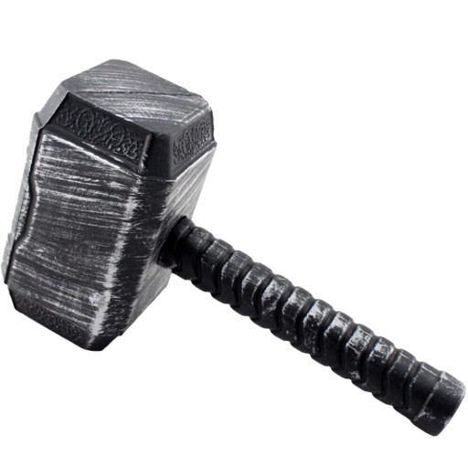 THOROVO KLADIVO MJOLNIR AVENGERS THOR 25cm STRIEBORNÉ