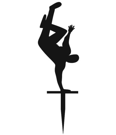 Hip Hop Breakdance Tanečný Tanečný Topper Čierne plexisklo