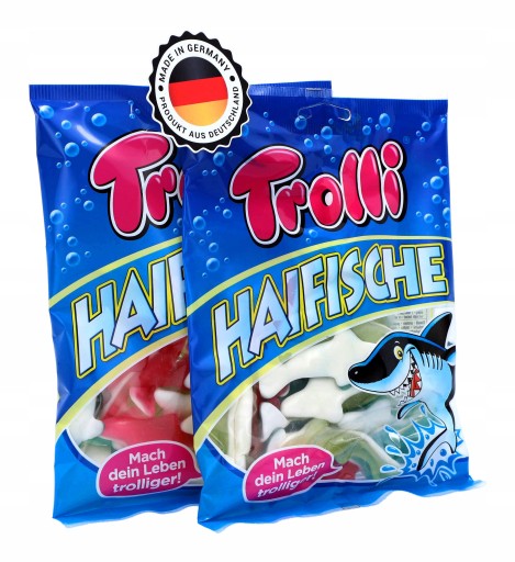 Ovocné želé TROLS ŽRALOKY Žraloky Tutti - Frutti