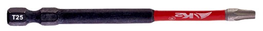 Nárazový hrot bitu pre skrutkovač K2 Impact TX25 TORX T-25 S2 90mm