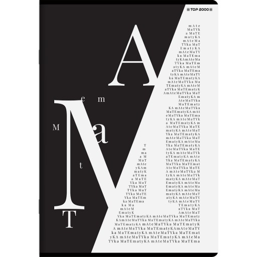 TOP 2000 NOTEBOOK MEGAMIX A4/60K MATEMATIKA