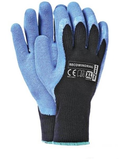Izolované ochranné rukavice RECOWINDRAG, veľkosť 10-XL