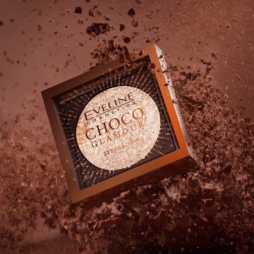 Lesklé očné tiene Eveline Cosmetics Choco Glamour