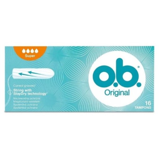 O.B. Originálne Super hygienické tampóny 16 kusov