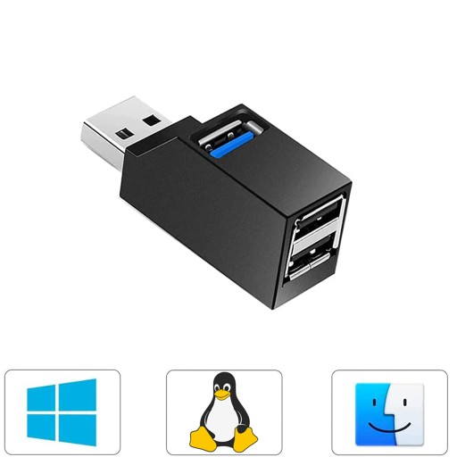 RÝCHLY USB 3.0 HUB ROZDEĽOVAČ PORTOV USB ADAPTÉR