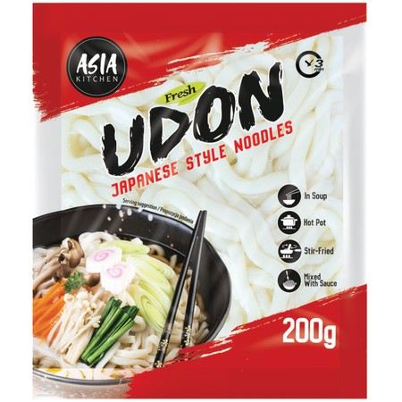 Udon rezance, čerstvé 200g - Asia Kitchen