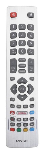 Diaľkový ovládač TV Sharp RMC0115 SILVER RMC/0120N