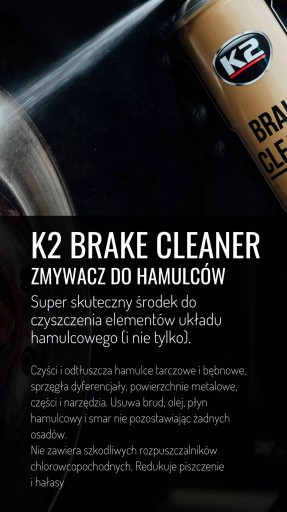 K2 Cleaner 600ML čistič bŕzd a spojky