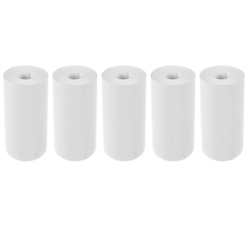 5x ks Termotlačiarenské kotúče Kazety Zásobný mini kotúčový papier =10 ks