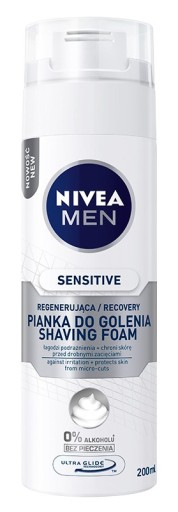 Nivea Men Sensitive Recovery pena na holenie 200 ml