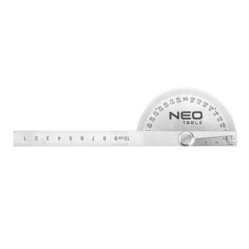 NEO Uhlomer s pravítkom 100mm, nerez