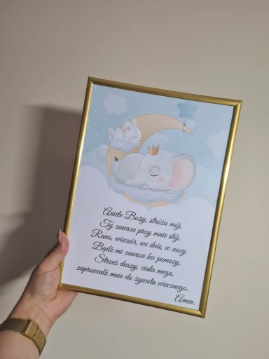 Plagát Anjel Boží modlitba