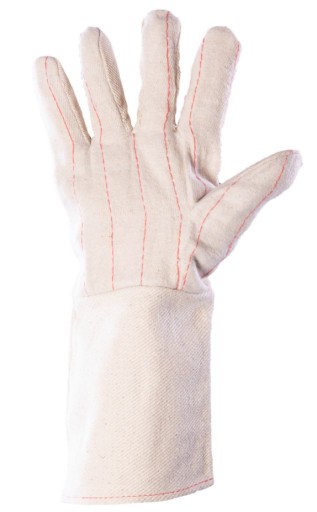 Ochranné, tepelne izolované bavlnené pracovné rukavice, 13 cm, TERMO