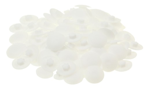 KRYT NA NÁBYTOK PRE KONFIRMAT Ø 12 mm BIELY 100x