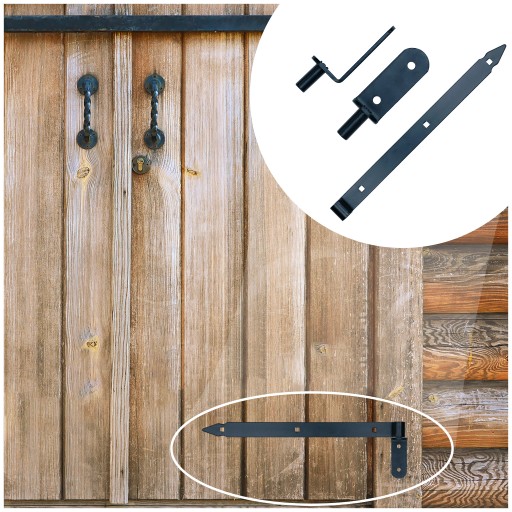 Pásový pánt 300 mm pre bránu RETRO GATE SET
