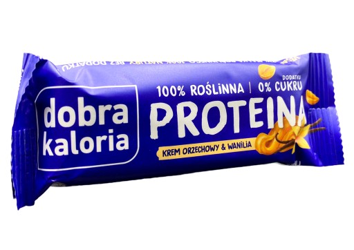 Dobrá kalorická proteínová tyčinka s vanilkovým orechom