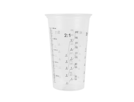 Pohár na miešanie farieb a lakov 500ml APP