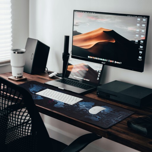 MOUSE PAD XXL herná myš mapa sveta na stôl 80x30 cm