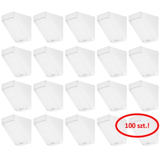 Policové uholníky Komandorki, béžové, 100 ks