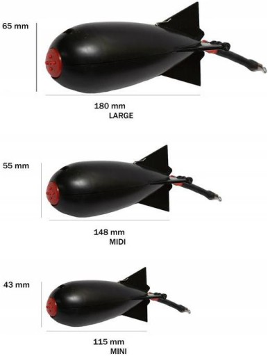 S nástrahou raketa typu POMB 11 cm NA KRMENIE