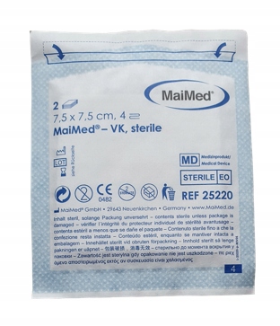 NETKANÉ KOMPRESY STERILNÉ MERAČE 7,5cmx7,5cm