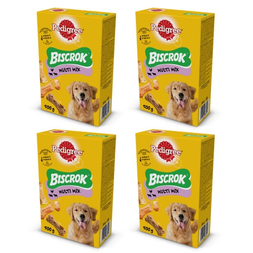 Pedigree Biscrok 500g CRISPY DOG COOKIES