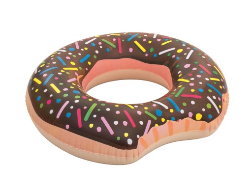 VEĽKÉ NAFUKOVACIE KOLESO DONUT NA PLÁVANIE, MATRAC DONUT XXL DO DETSKÉHO BAZÉNA