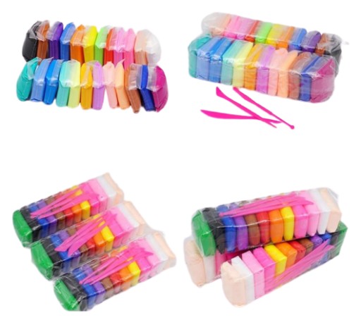 PLASTICINE SENSO FOAM POLYMER CLAY 12 ks