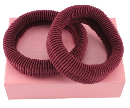 VEĽKÁ VLASOVÁ RUBA, 7 cm, 2 KS, bordová