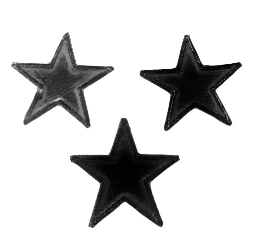 Záplaty Záplaty na oblečenie SET stars STAR Thermo 3 ks.