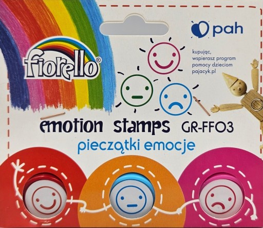 Emotions pečiatky FIORELLO GR-FF03 farebné 3 ks