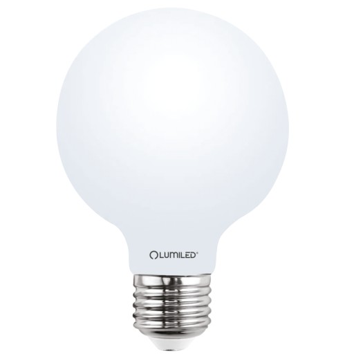 LED žiarovka E27 G95 8W 75W Globe Milky LUMILED