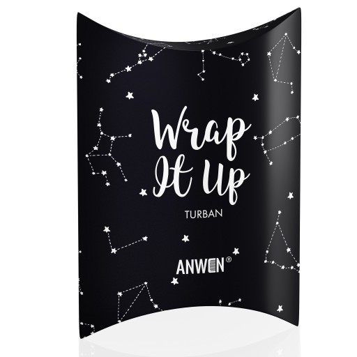 ANWEN Turban Wrap It Up Black