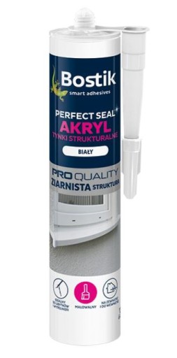 Akrylátové štruktúrne omietky Bostik Perfect Seal