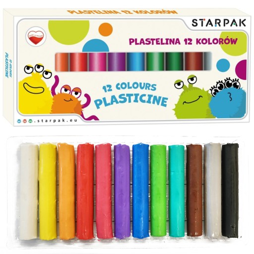 OKRUHÁ PLASTIKA 12 INTENZÍVNYCH FARIEB MONSTER
