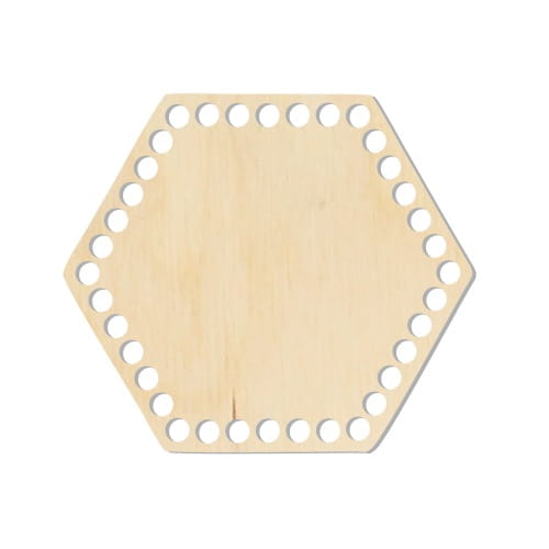 BSZ453 Podstavec košíka - šesťuholník 17x14,9cm