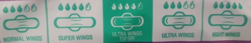 Top Dry ultratenké hygienické vložky s krídelkami, 9 ks