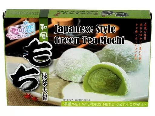 Mochi ryžové koláčiky so zeleným čajom 210g