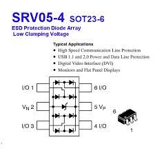 SRV05-4 V05 Rebríková dióda 12A