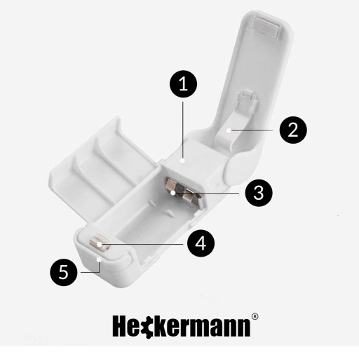 Zváračka fólií Heckermann LX001, biela