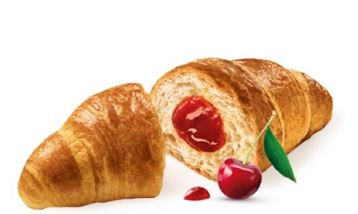 Bauli croissant ciliegia 6 ks = 300 g croissantov s čerešňovou náplňou