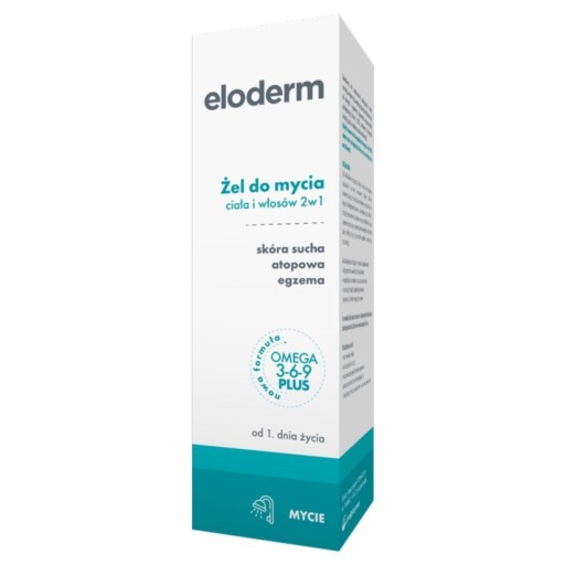 Eloderm Gél na umývanie tela a vlasov pre atopickú pokožku - 200 ml